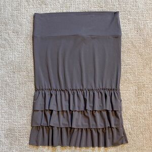 Peekaboo Gray Toupe skirt or skirt extender